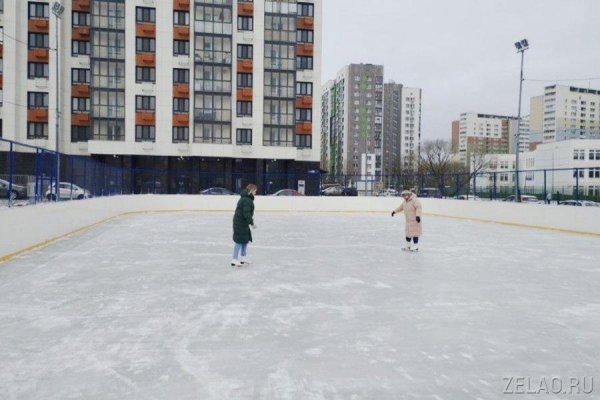 Дворовые катки с искусственным льдом планируется открыть к 5 ноября