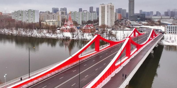 Сергей Собянин объявил об открытии нового моста через Москву-реку