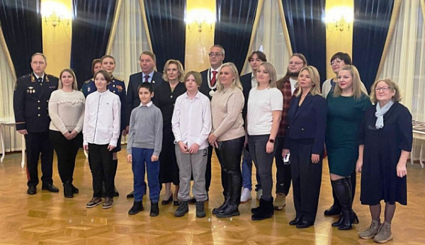 Юного зеленоградца наградили медалью «За проявленное мужество»