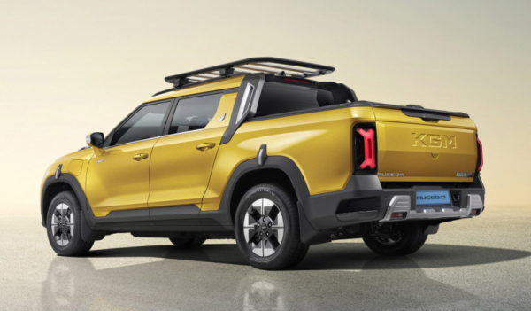 Электрический пикап KGM Musso EV: первые изображения