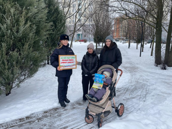 Сотрудники ГАИ Зеленограда напоминают детям и их родителям правила безопасности во дворах