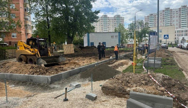 Благоустройство проходит в 27 дворах Зеленограда