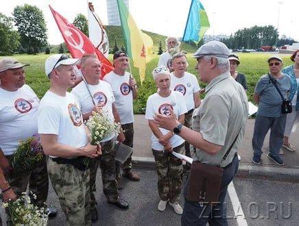 Зеленоград встретил автоколонну из Пензы