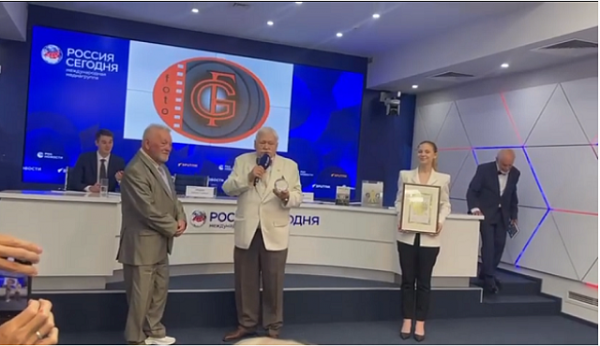 Зеленоградцу Вячеславу Киселеву вручена премия  Международного Информационного Агентства «Россия сегодня»