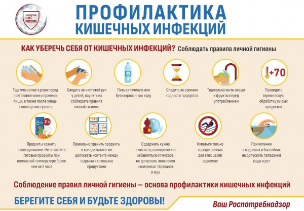 Роспотребнадзор: о профилактике кишечных инфекций