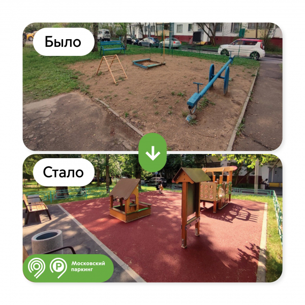 Более 20 дворов в Зеленограде благоустроили на средства от оплаты уличных парковок