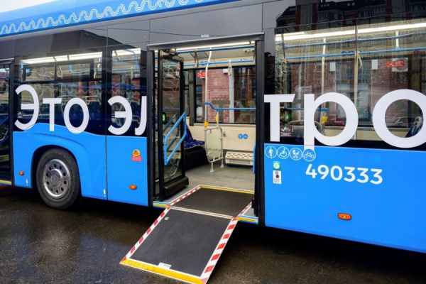 На маршрут е41 в Зеленограде впервые вышел электробус с ночной зарядкой