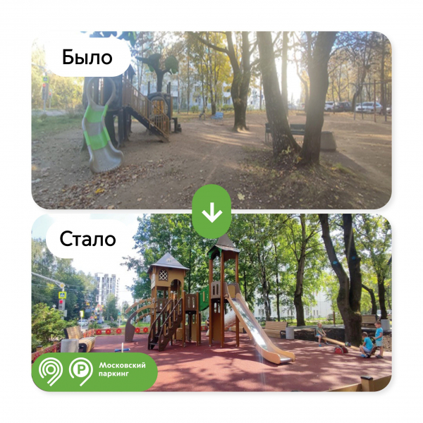 Более 20 дворов в Зеленограде благоустроили на средства от оплаты уличных парковок