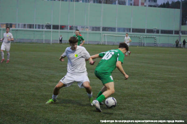 Футбольная команда «Зеленоград-М» завоевала «серебро» дивизиона «Б»