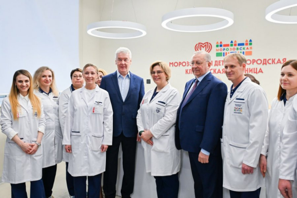Собянин: Открыт уникальный центр ранней помощи для детей в Морозовской больнице