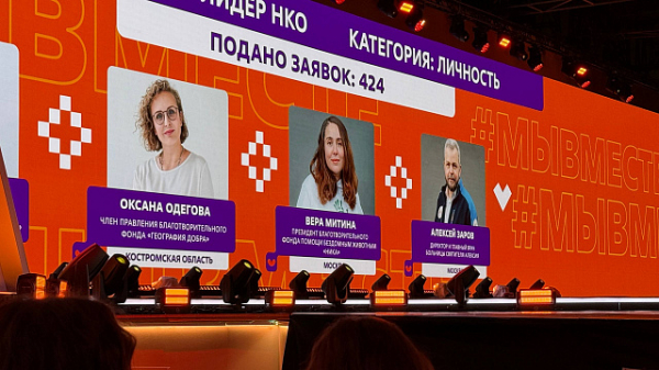 Президент фонда «Ника» из Зеленограда стала одним из лучших руководителей НКО России — 2 место в премии #МЫВМЕСТЕ
