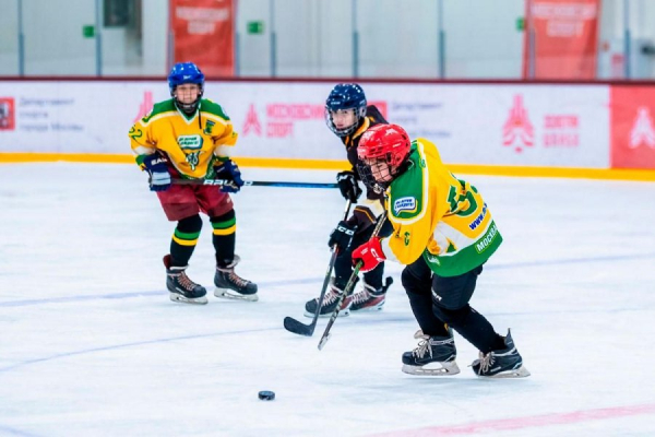 В зеленоградском ледовом центре «Платинум» можно бесплатно заниматься хоккеем