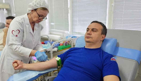Сотрудники МЧС Зеленограда стали донорами крови
