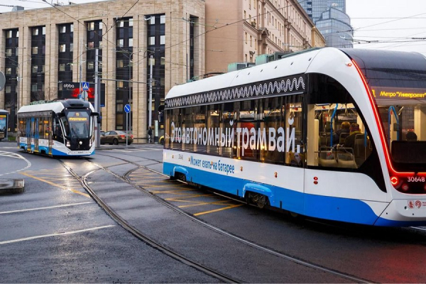 Собянин рассказал о первом месяце работы Московского трамвайного диаметра