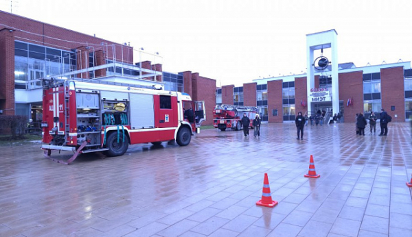 Пожарно-тактическое учение проведено в здании ДК «МИЭТ»