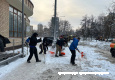 Вчера активисты «Молодой Гвардии» Зеленограда снова вышли на зимний субботник