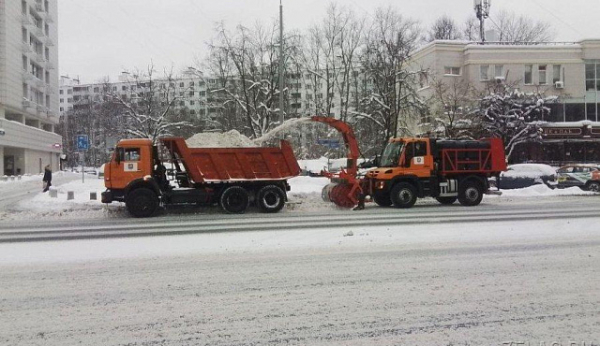 Зеленоград приводят в порядок после снегопадов