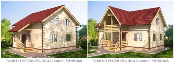 Неделя низких цен на коттеджи серии «Терем» с выгодой до 50%